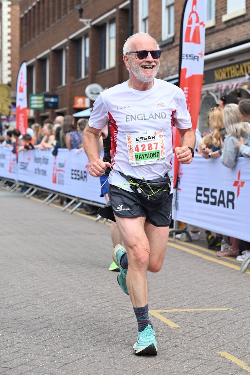 Living the Dream! Running for England as a 66 year old!