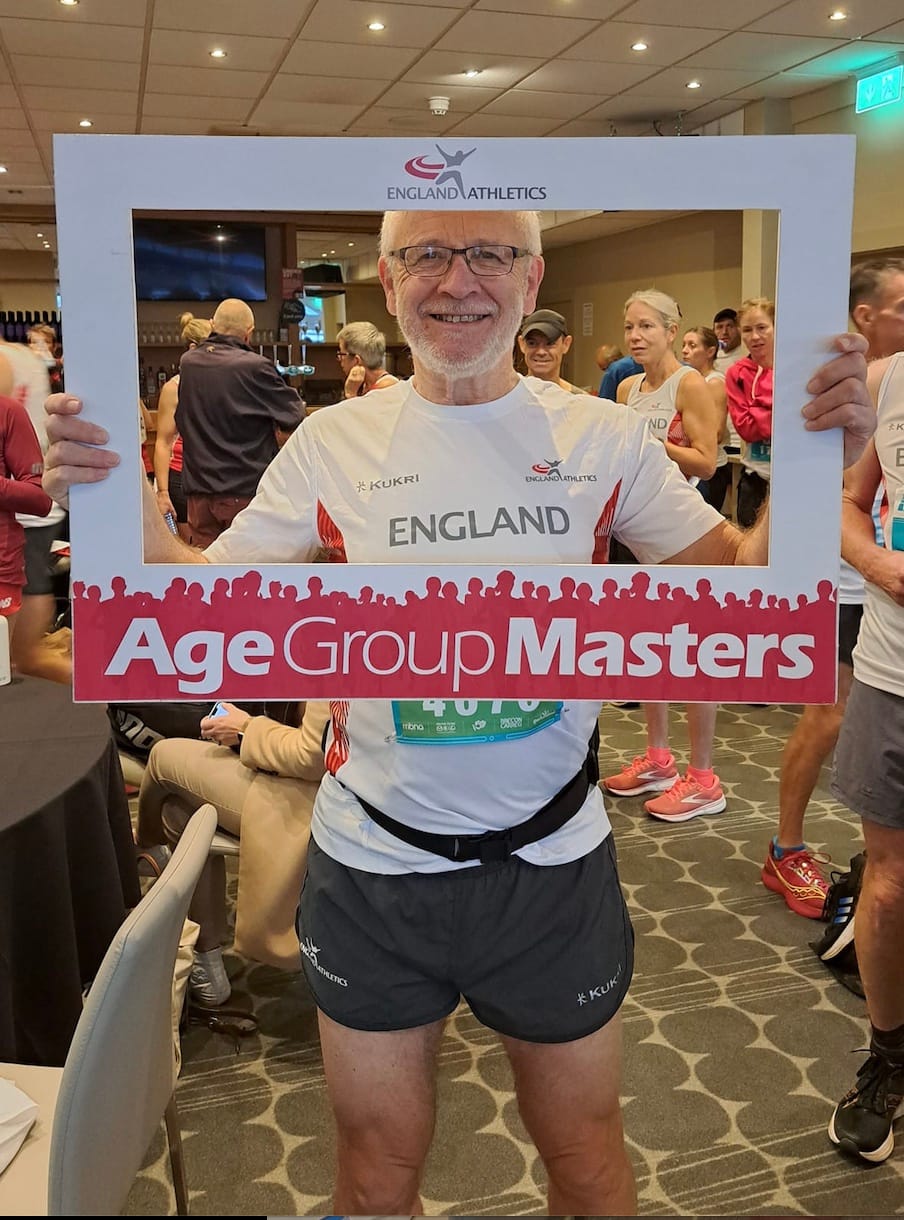 Running a Marathon Race for the England Masters Team