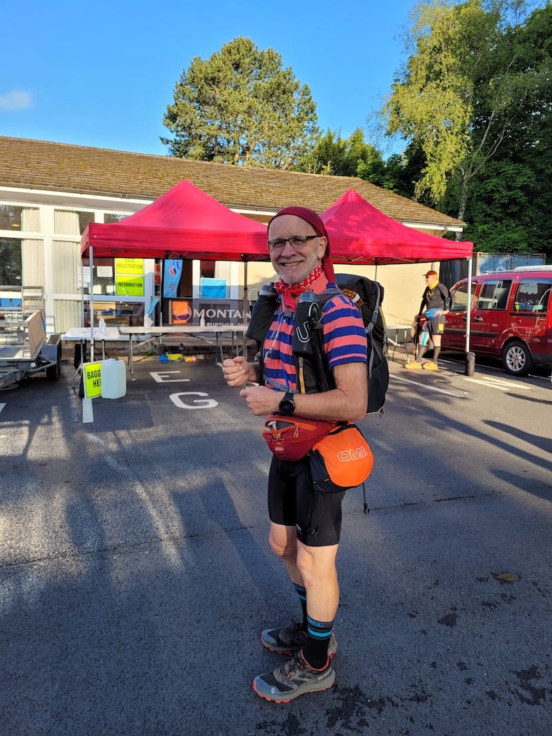 Ray Poynter at the start of the race