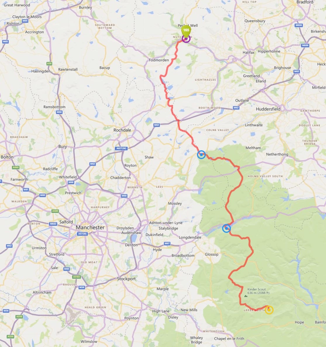 The route of the race