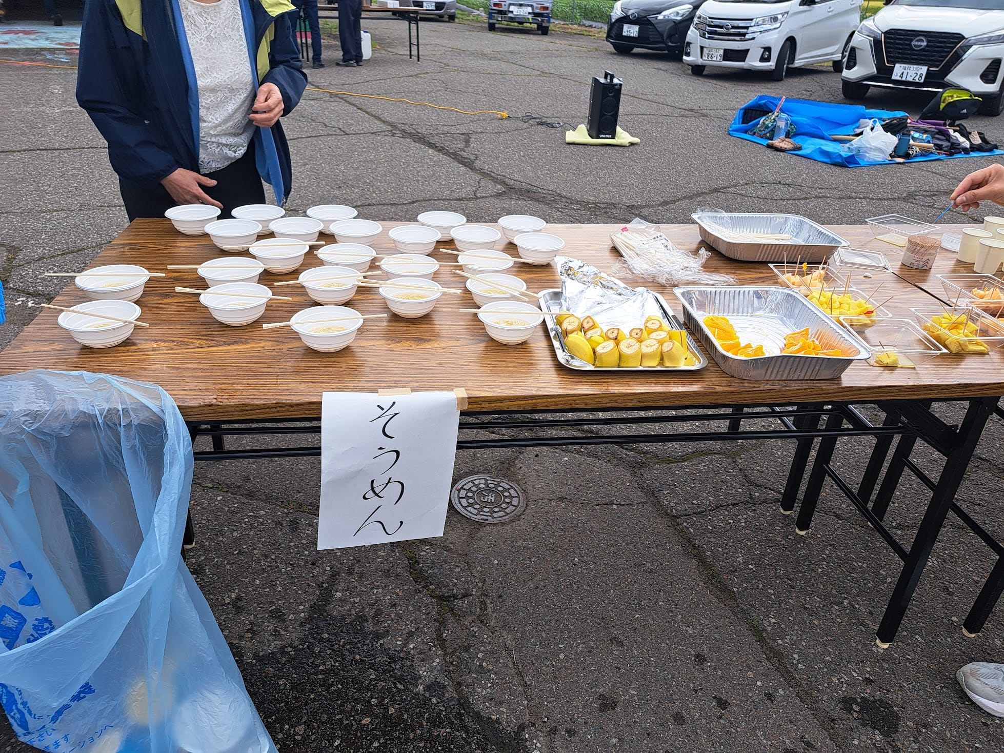 Food at a food station