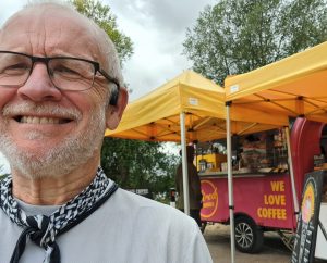 Ray Poynter and Coffee Stand