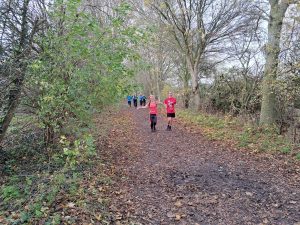 Bridleway near Trend with people