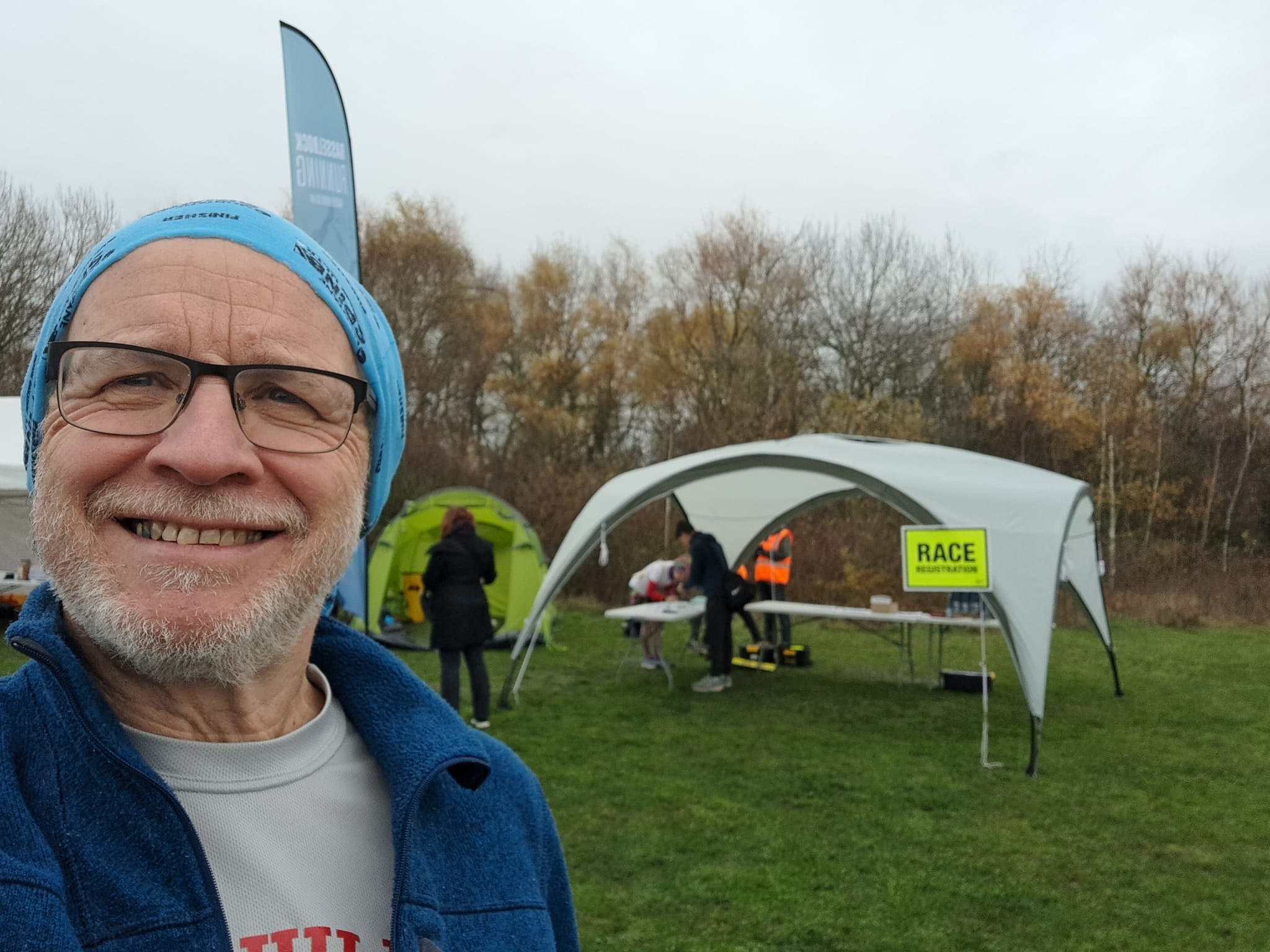 Ray at start of race