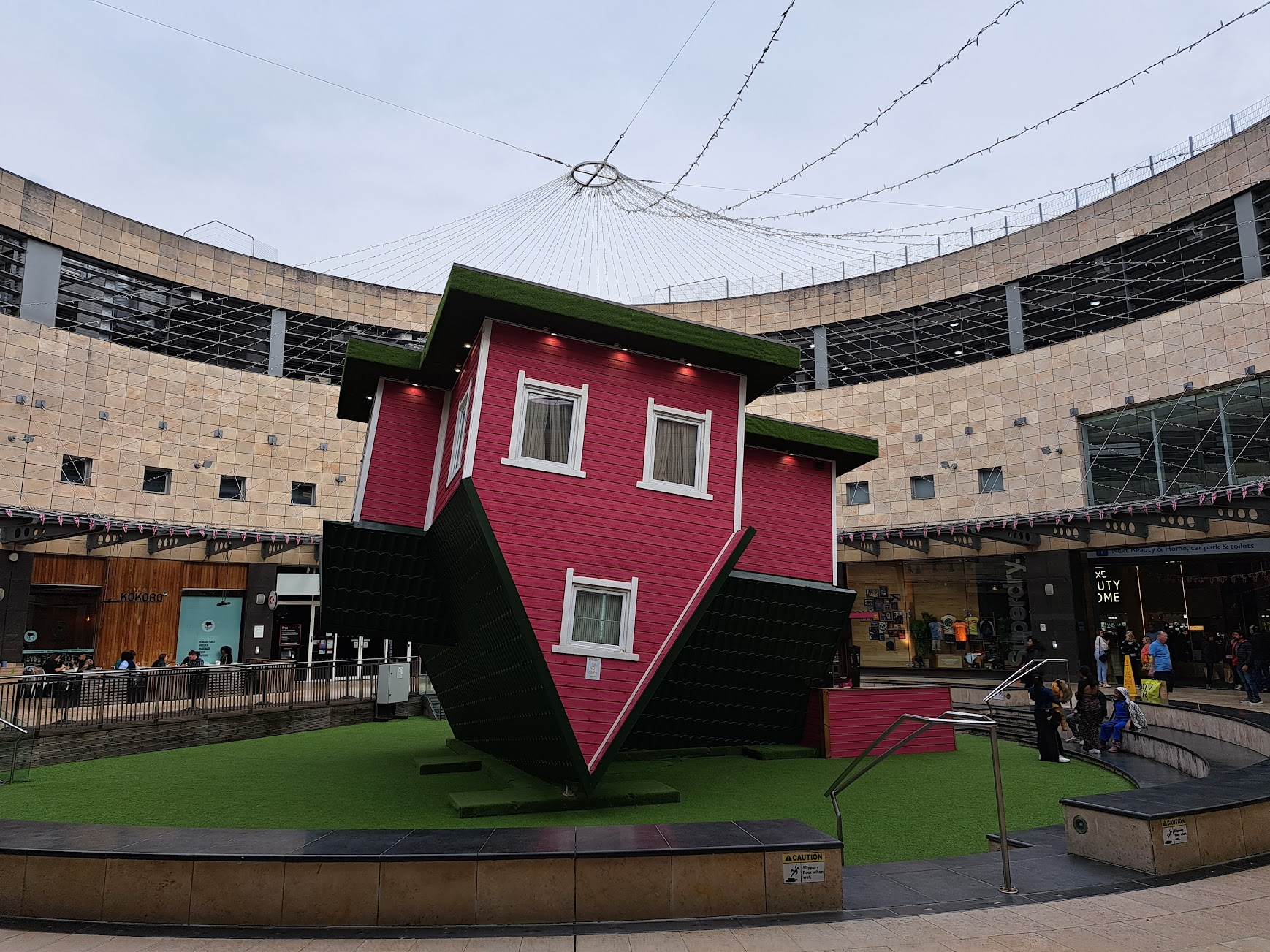 In the Milton Keynes shopping centre