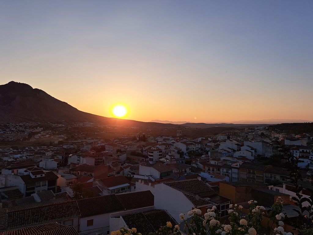 View of Loja before the race