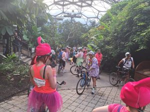 Fancy dress in the Eden Project