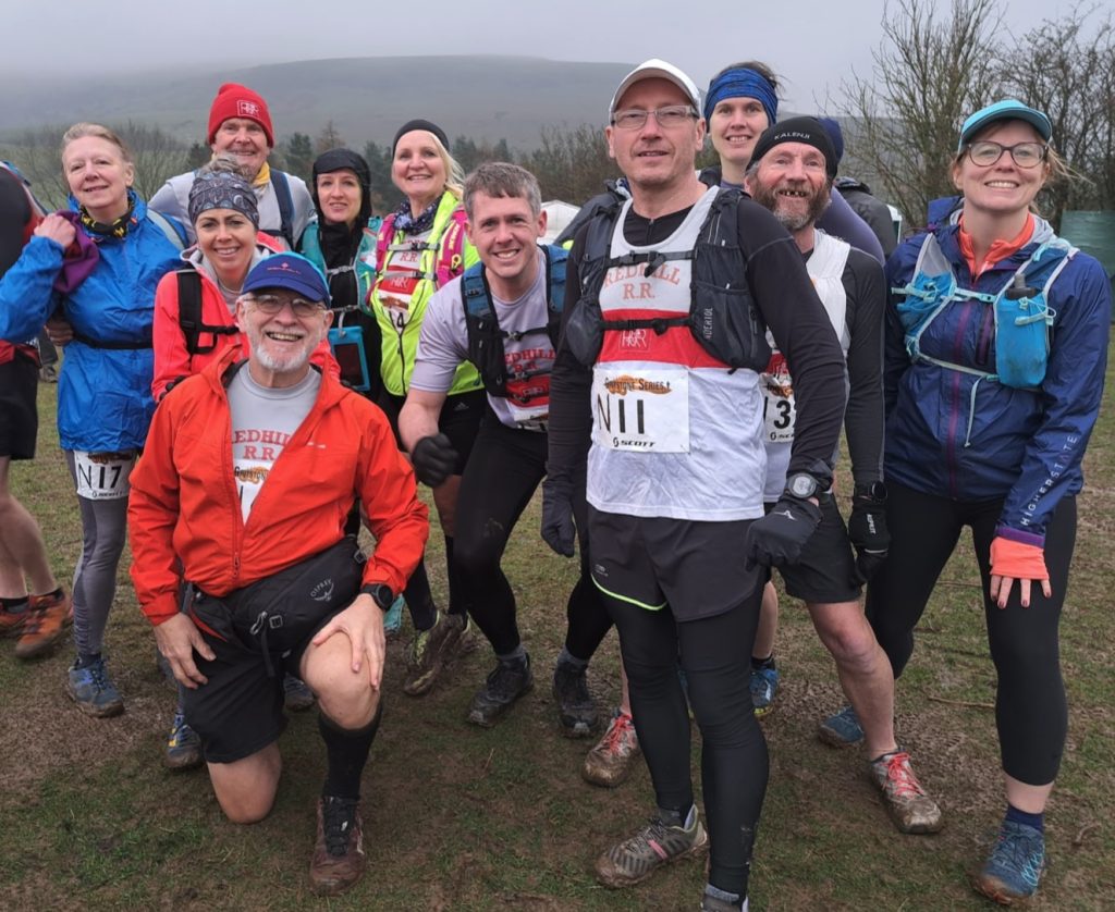 Redhill Road Runners at the Wolf's Pit Fell Race
