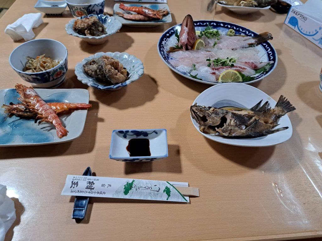Dinner in Mihara