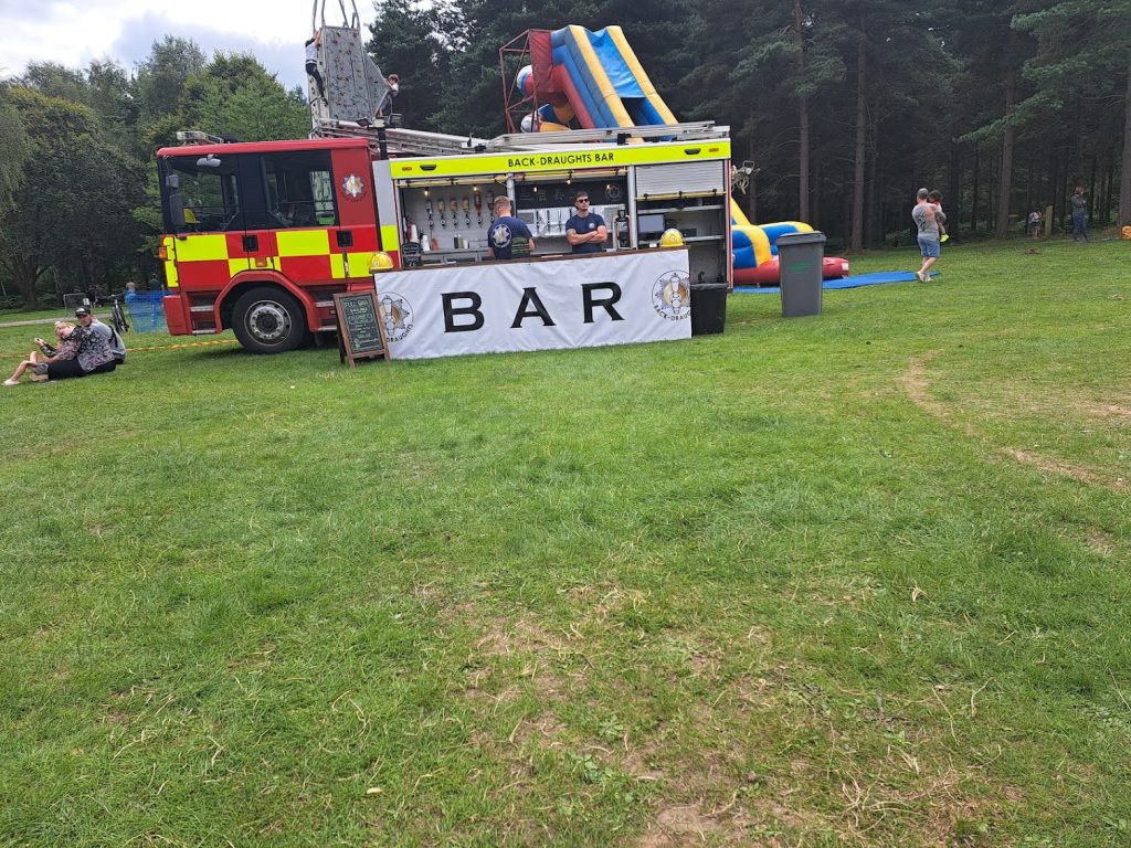 Fire Engine Converted to a mobile bar