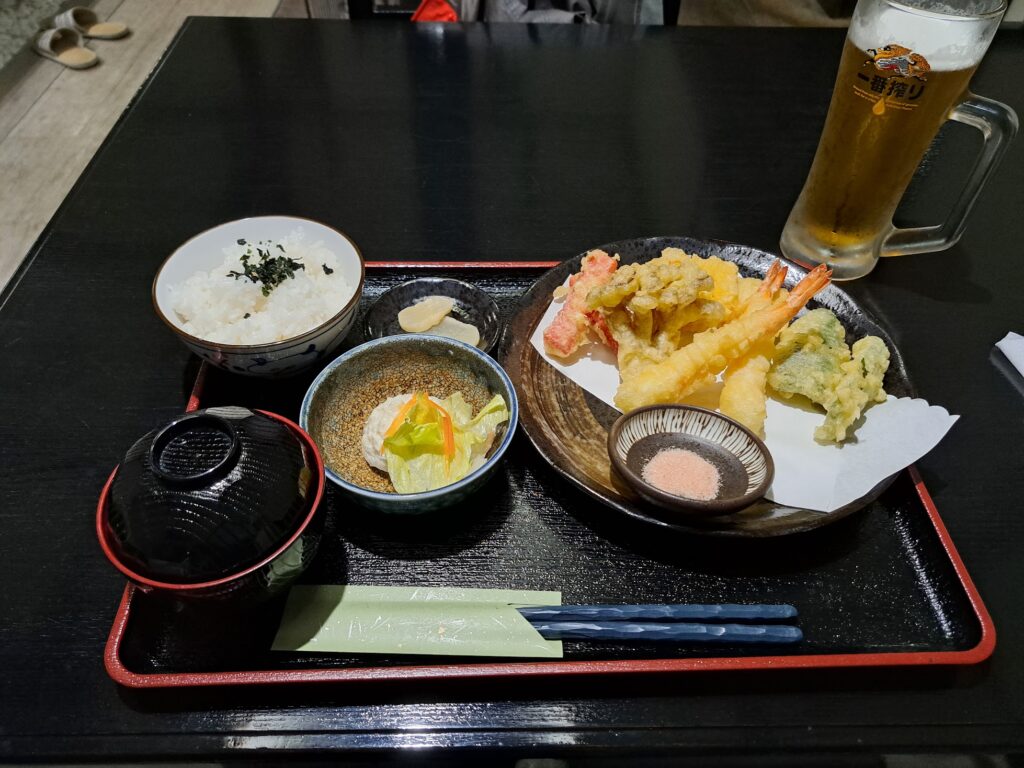 Tempura meal