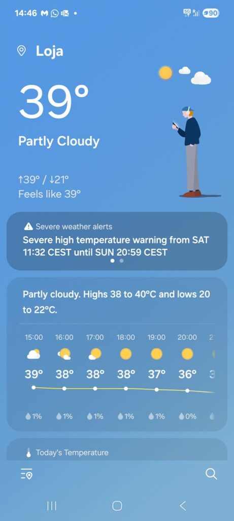 30 C Temperature