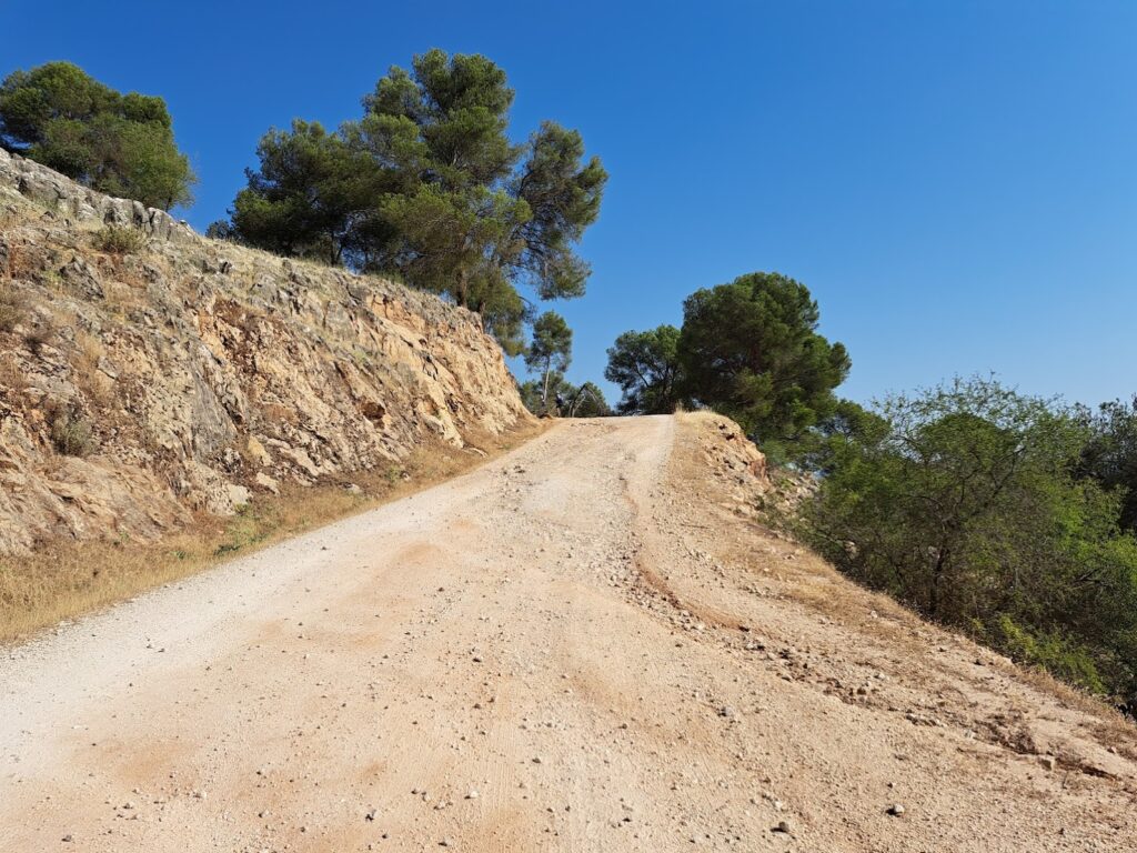 The uphill track