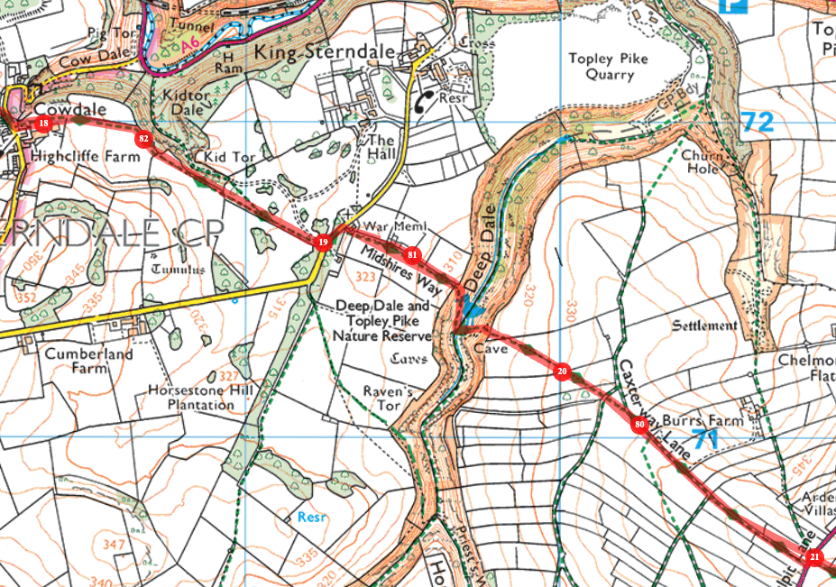 Deep Dale on the map